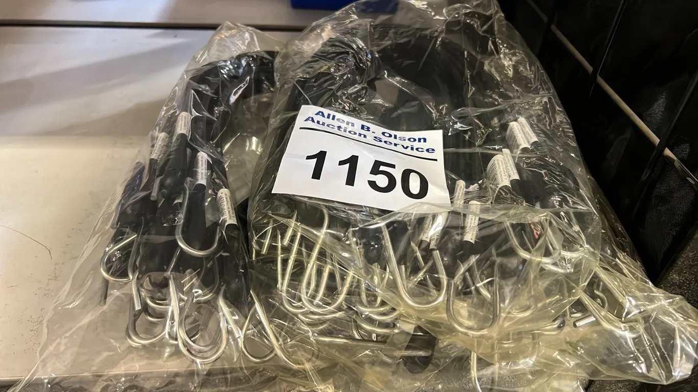 3 - NEW/UNUSED BAGS 21" TARP STRAPS - 10 PER BAG - SOLD PER BAG