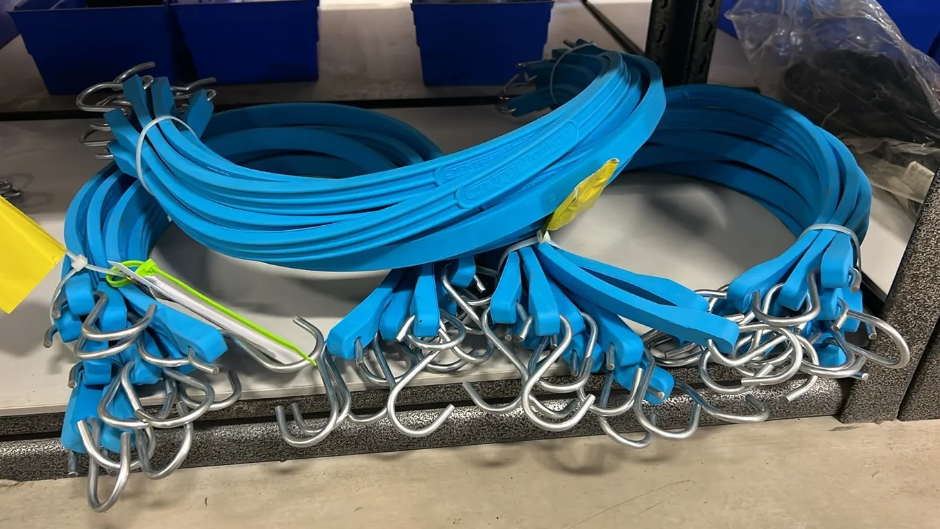 3 - GROUPS OF 10 30" TARP STRAPS - SOLD PER GROUP