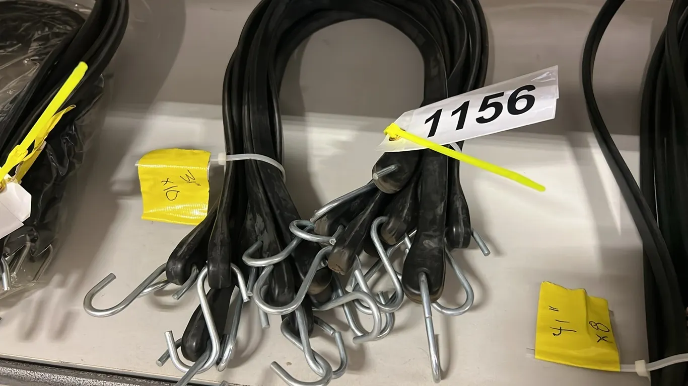 10 - NEW/UNUSED 31" TARP STRAPS