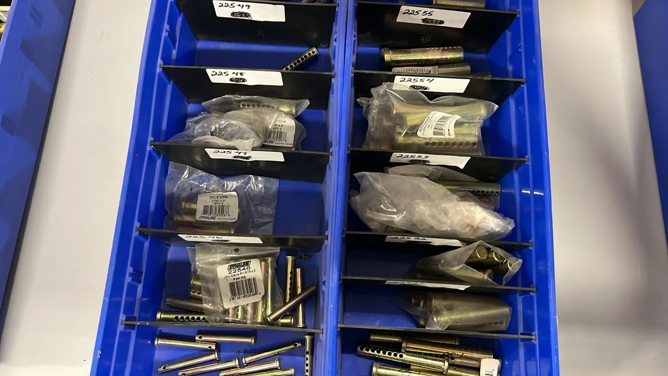 2 TRAYS - NEW/UNUSED ASSORT PINS - ASSORT SIZES & LENGTHS