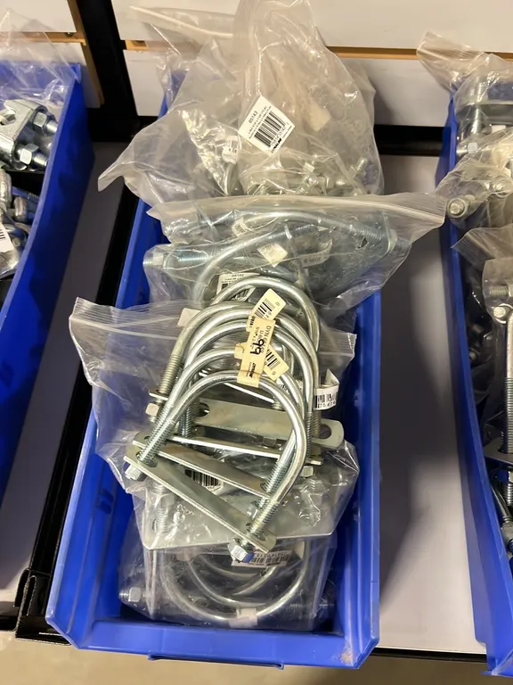 NEW/UNUSED TRAY OF ASSORT U - BOLTS - ASSORT SIZES
