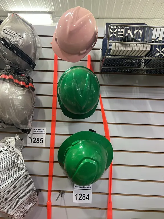 3 - NEW/UNUSED PLASTIC HARD HATS