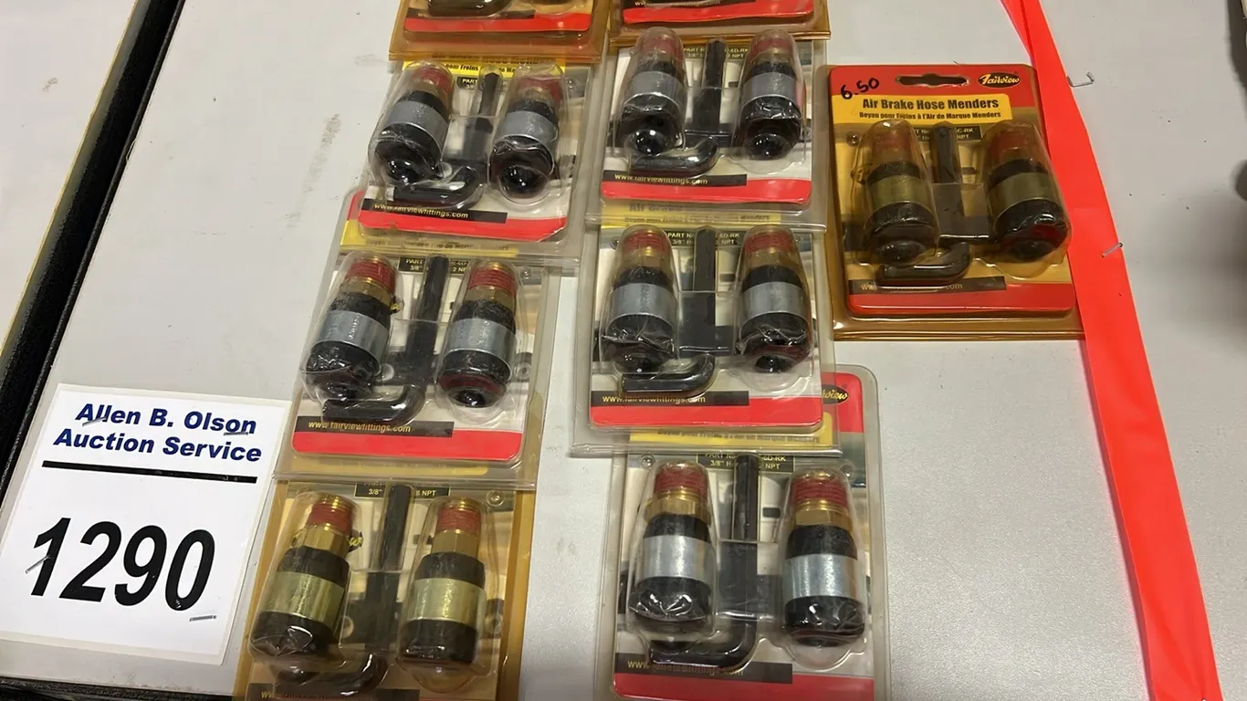 9 SETS - NEW/UNUSED AIR BRAKE HOSE MENDERS