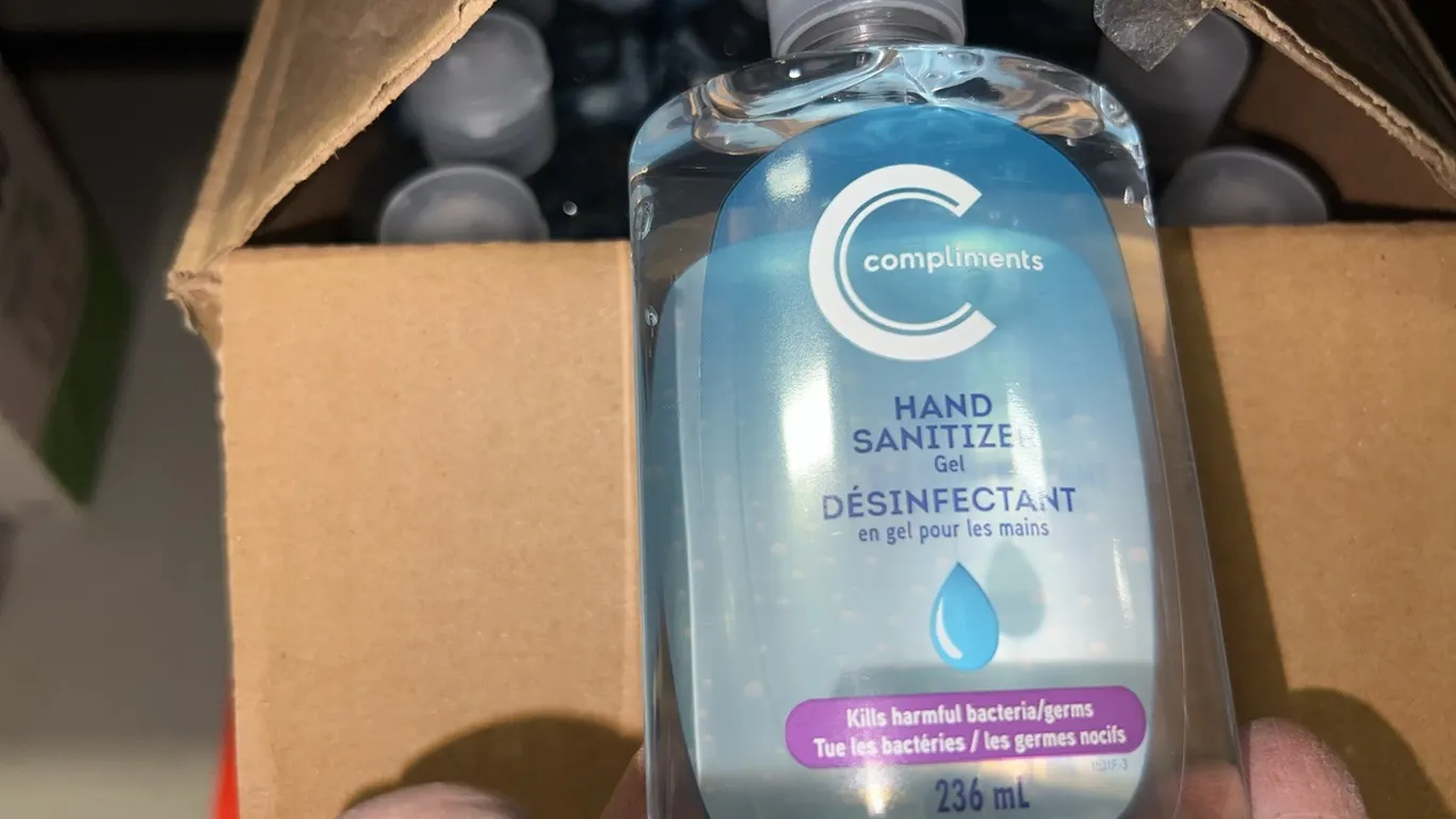 NEW/UNUSED BOX OF HAND SANITIZER & BATH TISSUE DISPENSER