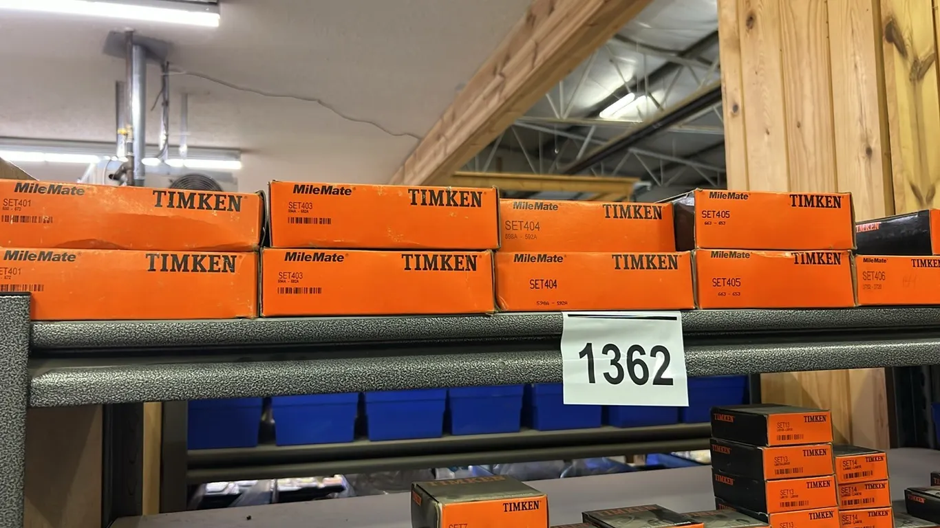 13 - NEW/UNUSED SHELF OF ASSORT BEARINGS