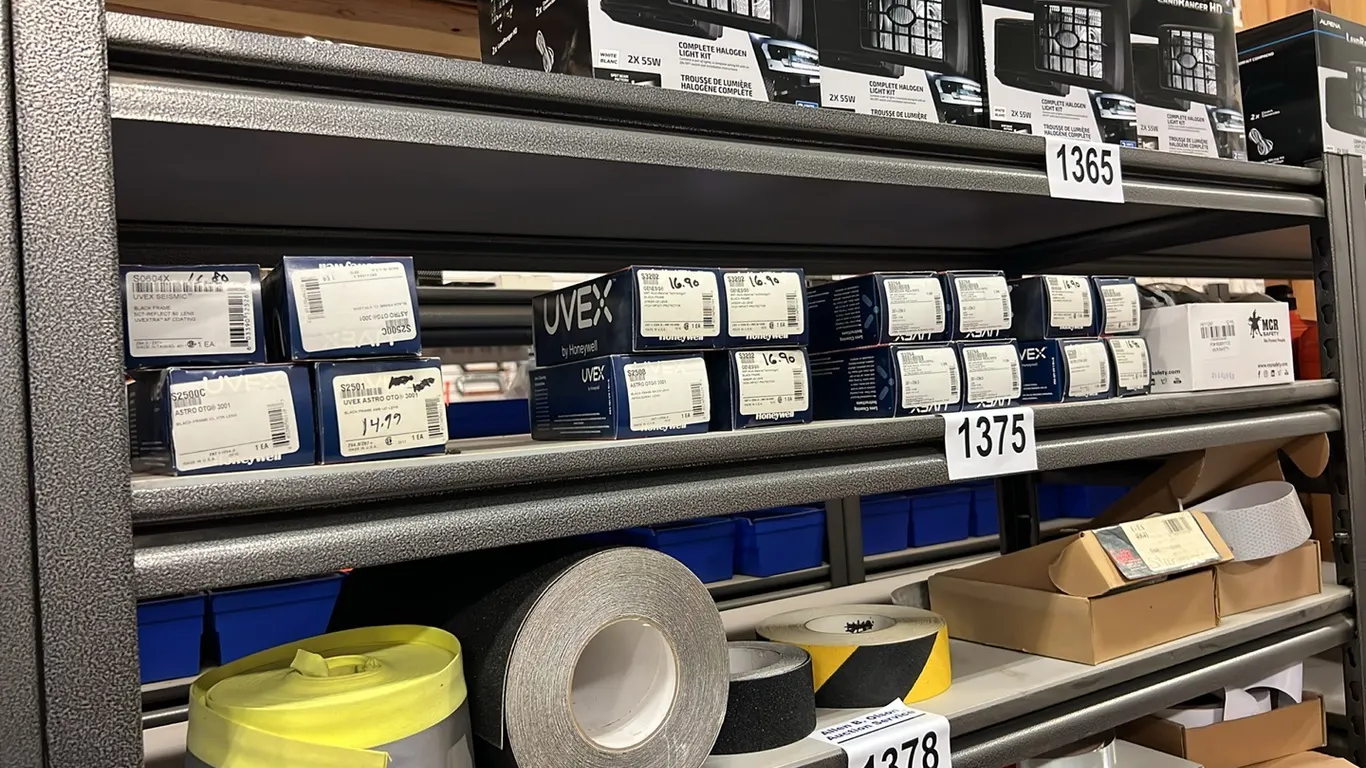 NEW/UNUSED 22 SETS OF SAFETY GLASSES ON SHELF
