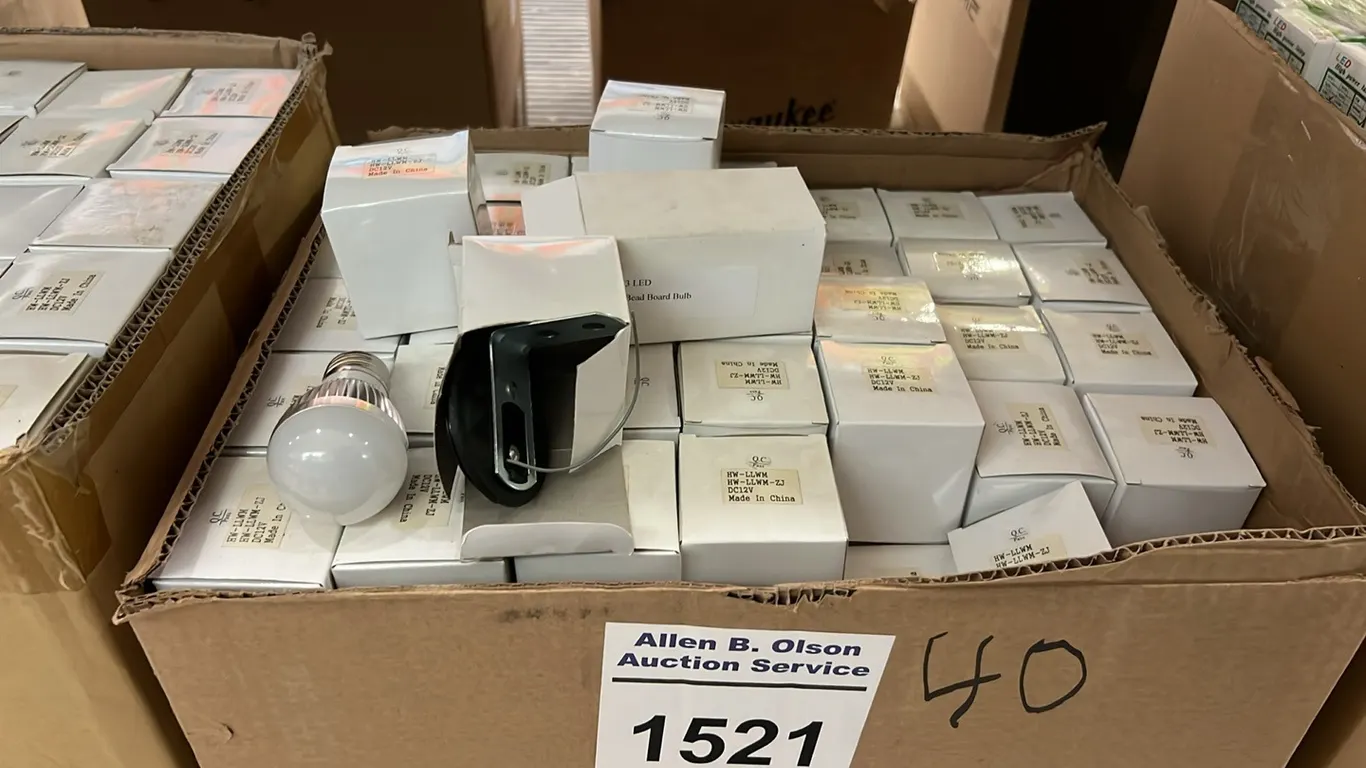 APPROX 40 - ASSORTED NEW/UNUSED LED LIGHTS & FIXTURES