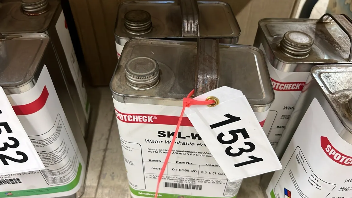 2 - NEW/UNUSED SKL-WPI WATER WASHABLE PENETRANT FOR WELDING INSPECTIONS