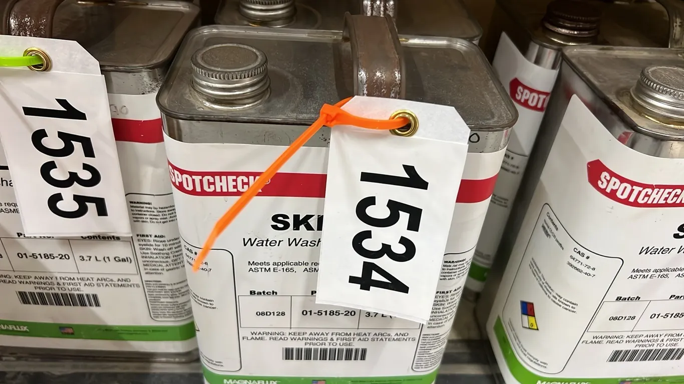 2 - NEW/UNUSED SKL-WPI WATER WASHABLE PENETRANT FOR WELDING INSPECTIONS
