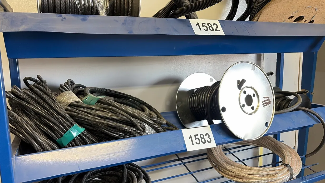4 - NEW/UNUSED BUNDLES OF WIRE LOOM, 1/4" FUEL LINE & 5/16" FUEL LINE