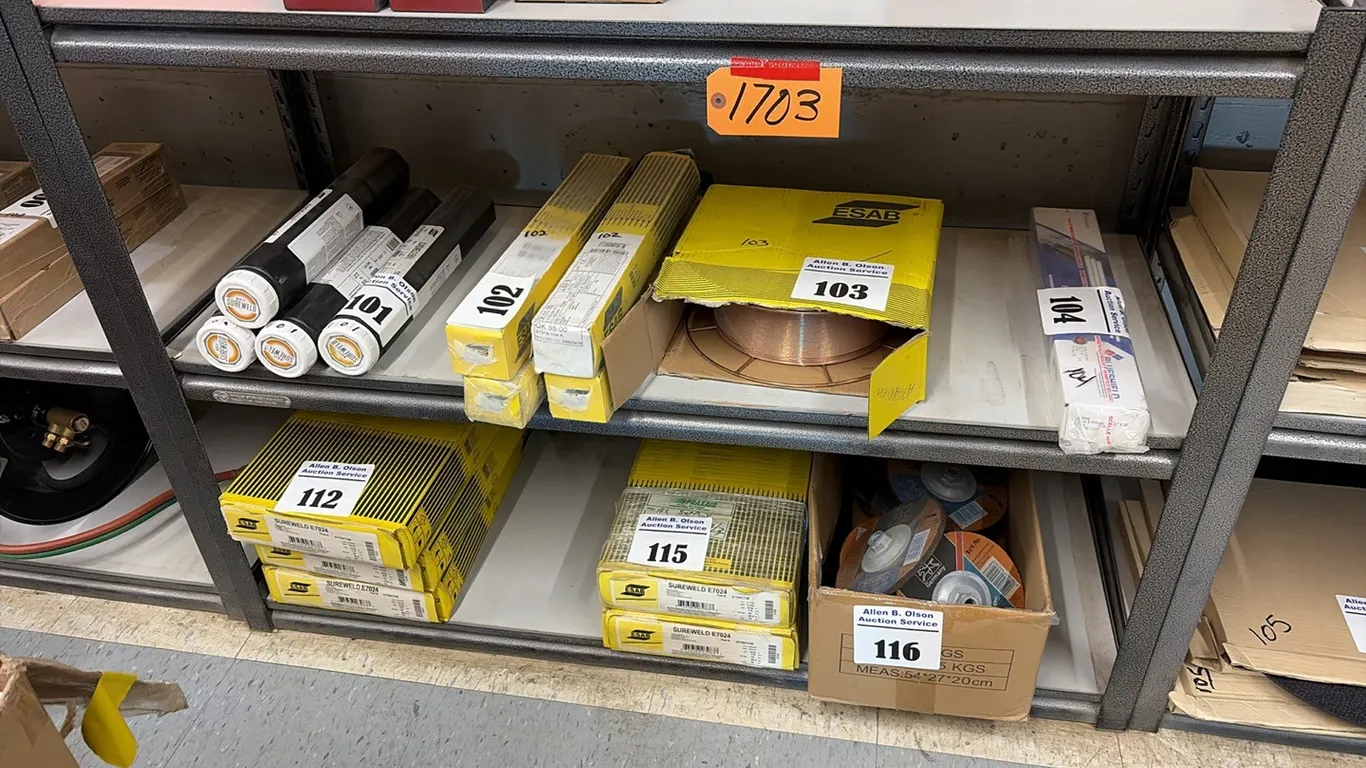 3 SHELF SHELVING UNIT 48"L x 18"W - ITEMS ON SHELF NOT INCLUDED