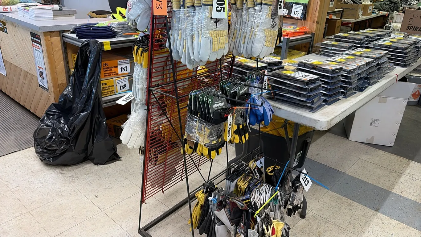 2 SIDED DISPLAY RACK w/ HOOKS