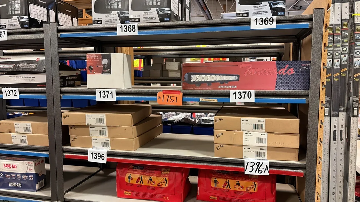 7 SHELF SHELVING UNIT 6'H x 18"W x 48"L
