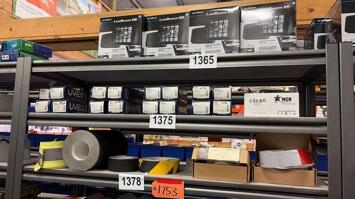 9 SHELF SHELVING UNIT 6'H x 18"W x 48"L