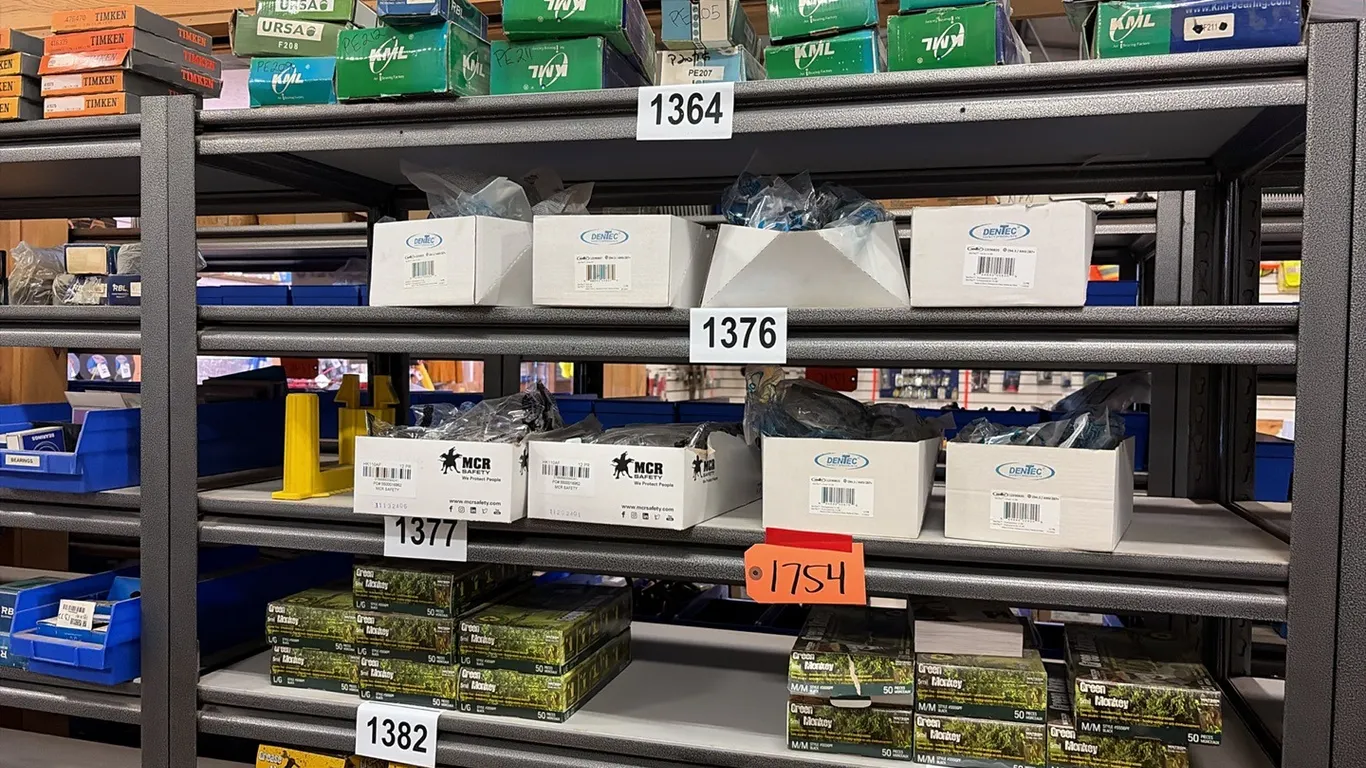 9 SHELF SHELVING UNIT 6'H x 18"W x 48"L
