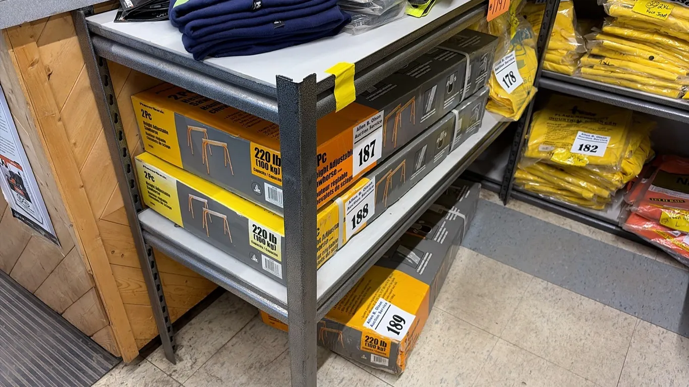 48"Lx18"W 3 SHELF SHELVING UNIT