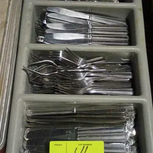 Utensils Holder with utensils Forks, soup spoons ,and butter knifes
