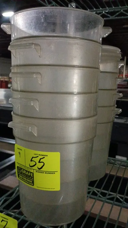 Poly 4qt food storage containers