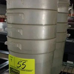 Poly 4qt food storage containers