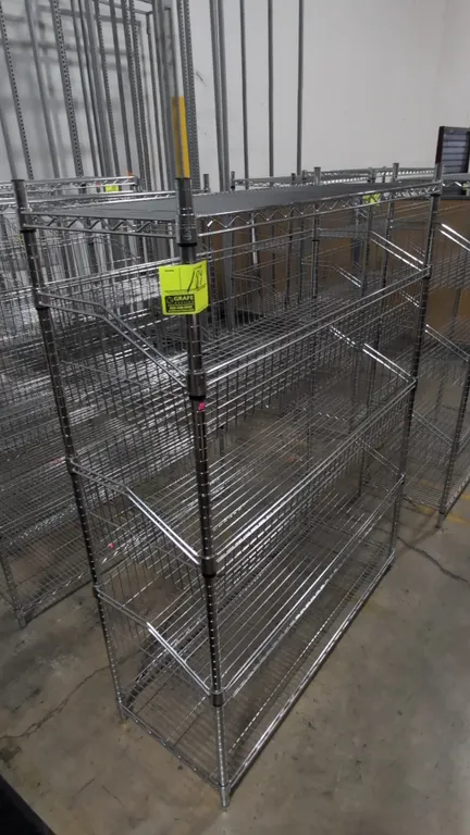 48"x18"x63" Metal 5 tier rack