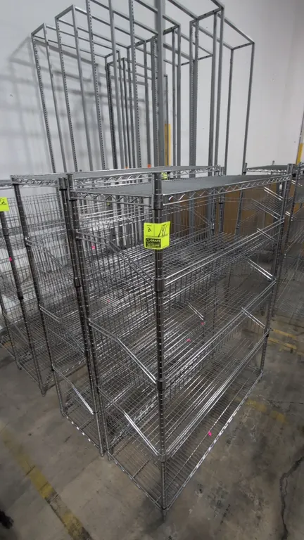 48"x18"x63" Metal 5 tier rack