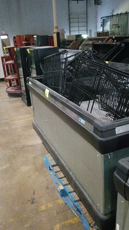 76" TYLER OPEN AIR BUNKER FREEZER m/n NFJECX WITH DEFROST ( remote no compressor)