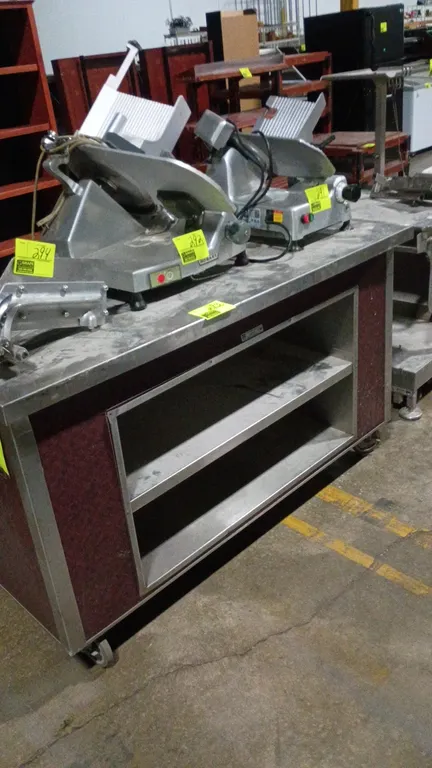 60"x32"x36" Stainless steel Portable Prep table (no other contents included)