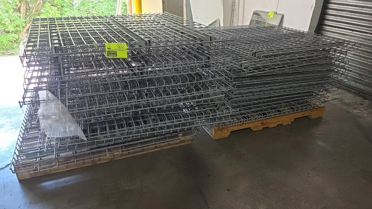 44"x46" Metal wire decks for pallet racking (43-pieces)