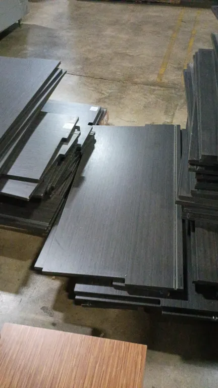 Quantity of Assorted wood shelf pieces