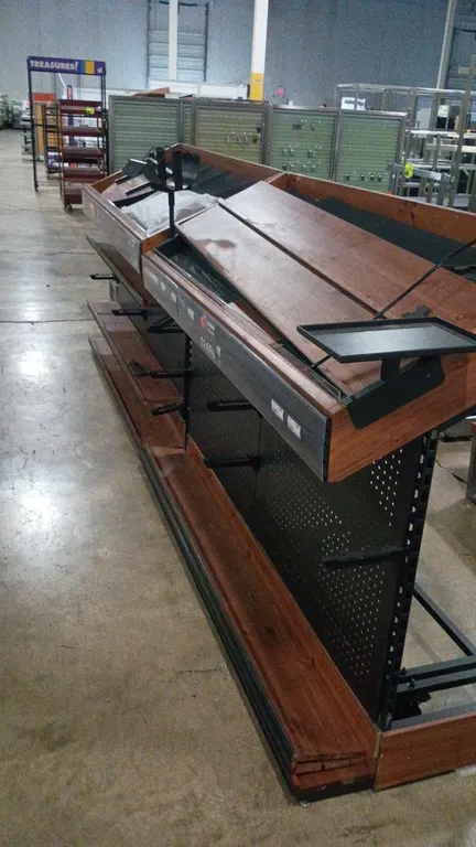 72"x25"x52" Produce Wood display
