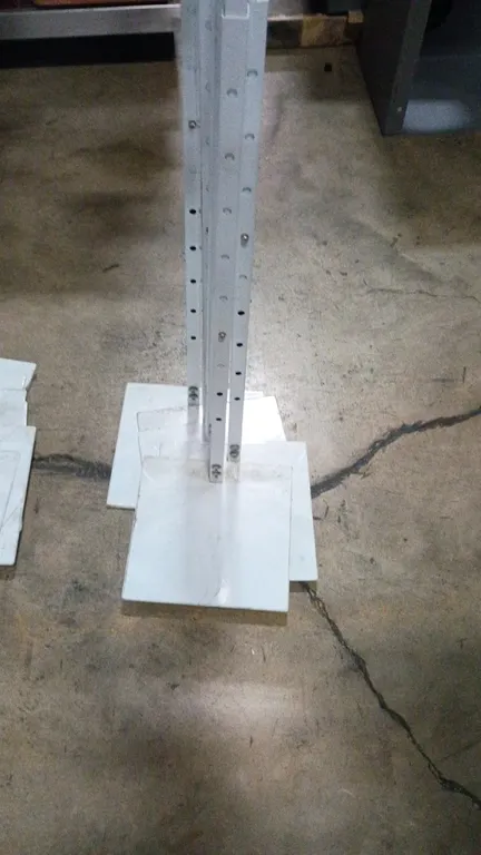 17"x64" Metal sign holder