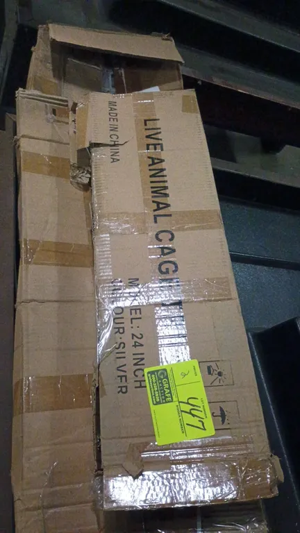 Live animal cages (1) 24" (1) 40" 2 door