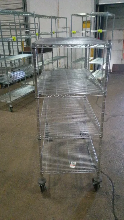 42"x24"x59" Portable chrome Metro rack