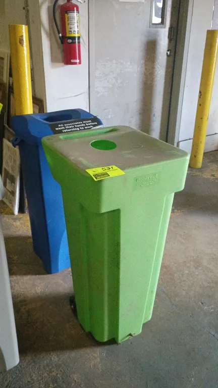 Poly Recycling bins