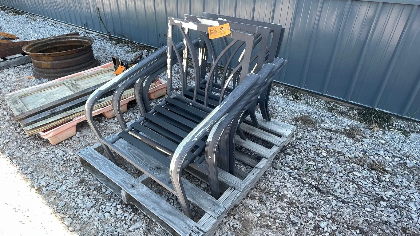 (4) Metal Patio Chairs