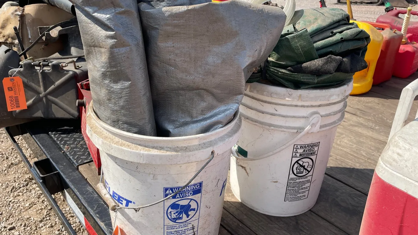 Misc. Tarps and Buckets