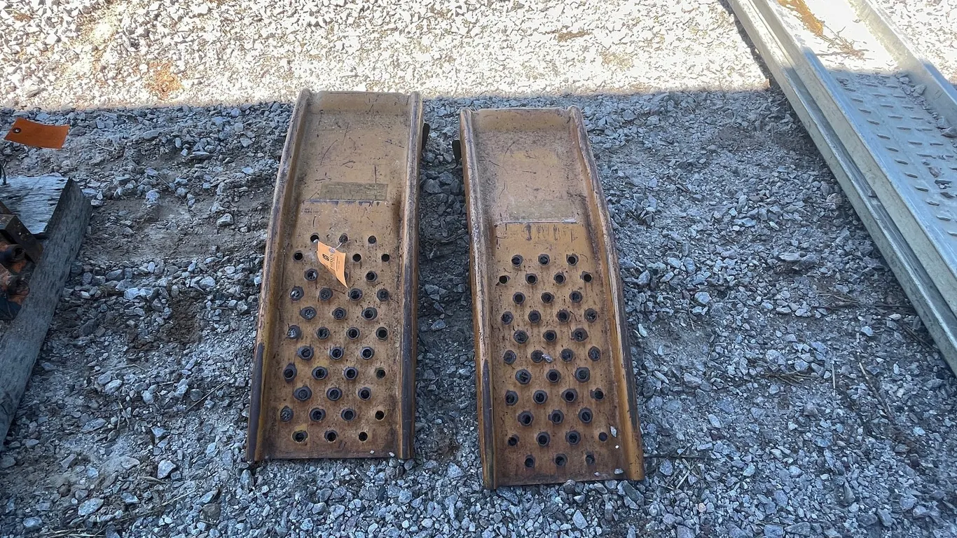 (2) Metal Car Ramps