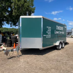 2007 Triton 18' Aluminum Enclosed Trailer, (Has WI Title)