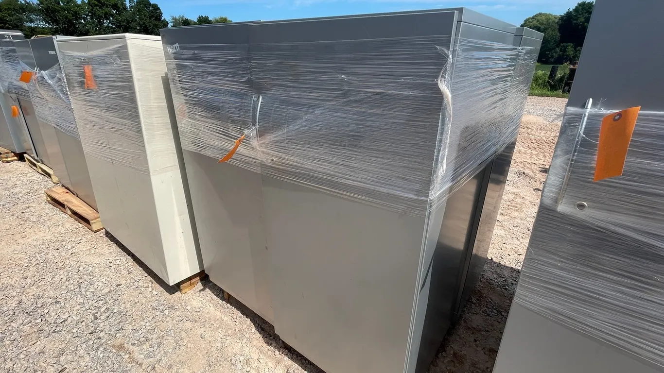 (4) Metal Upright Storage Cabinets