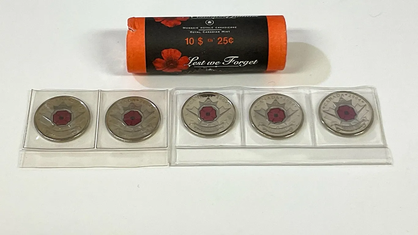 2004 “Lest We Forget” Roll & Single Quarters