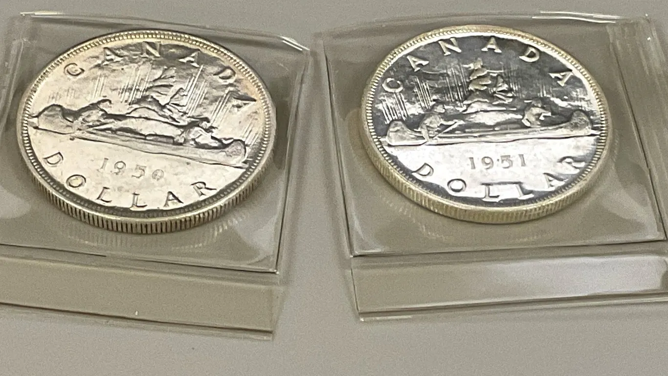 1950 & 1951 Silver Canadian Coins