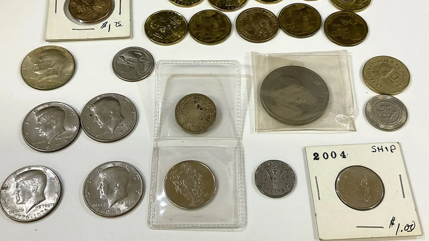 Collection of Old and Newer Coins