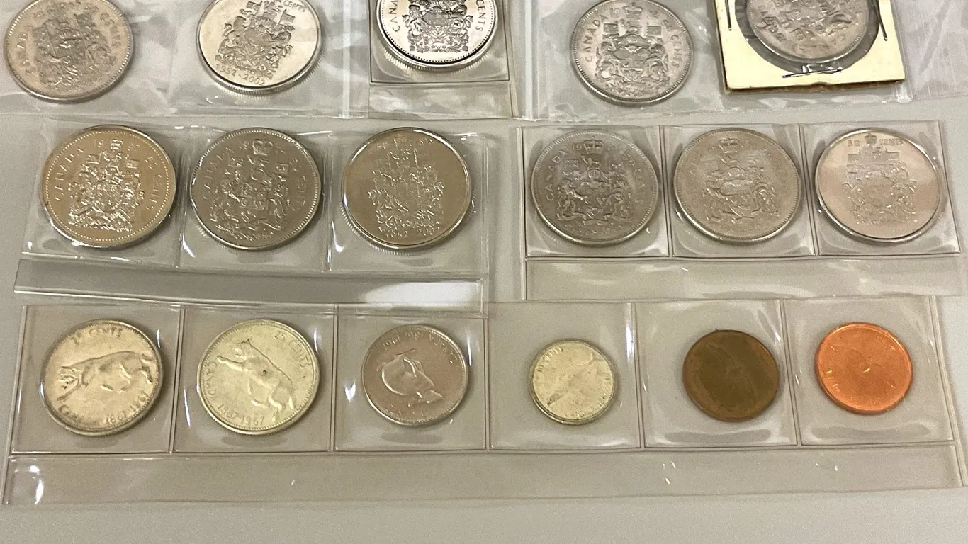 Eleven 50-cent & Centennial Coin Currency
