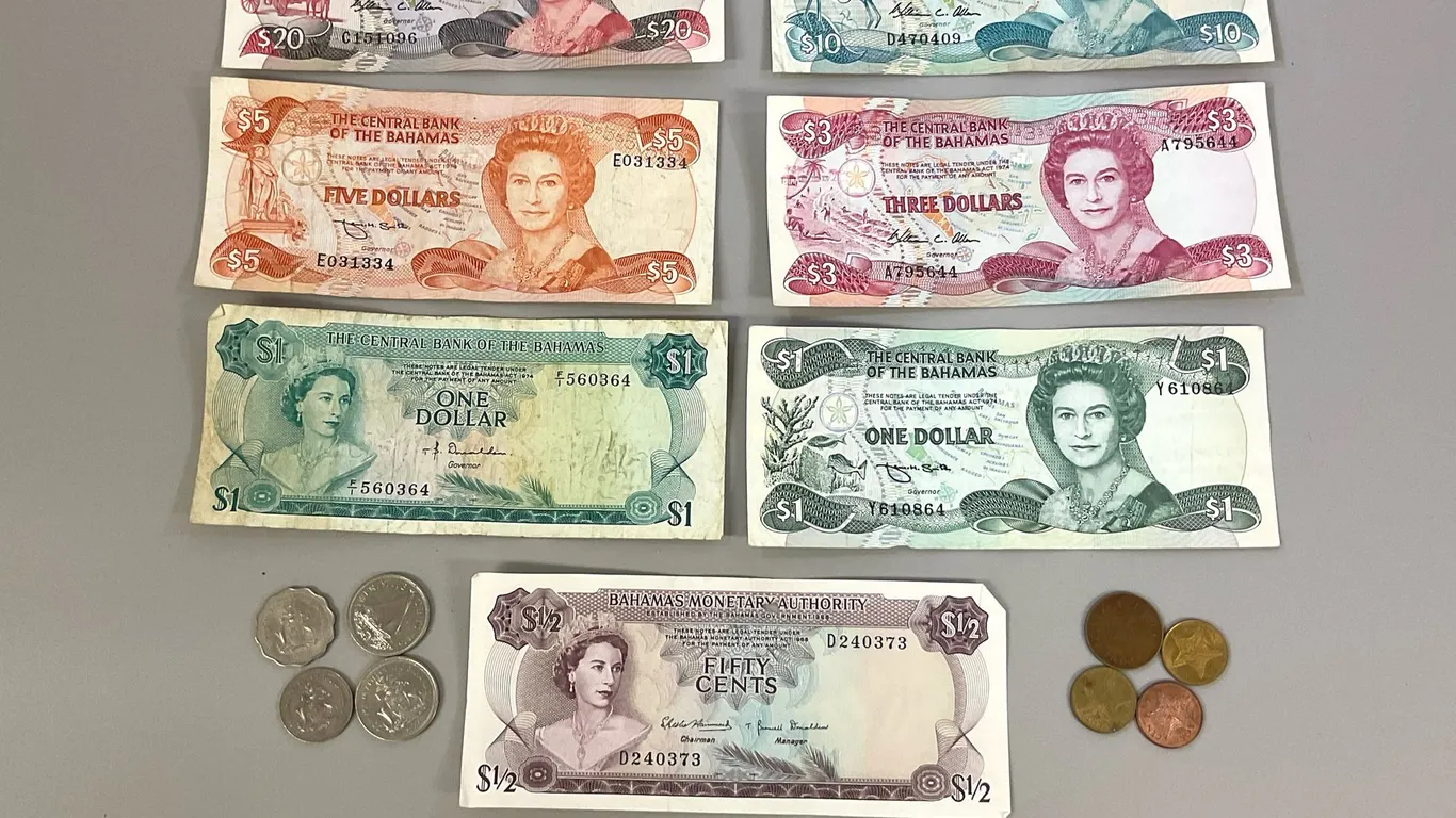 Vintage Currency of the Bahamas