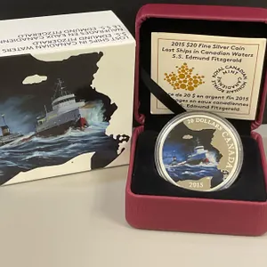 2015 Fine Silver Proof $20 Coin