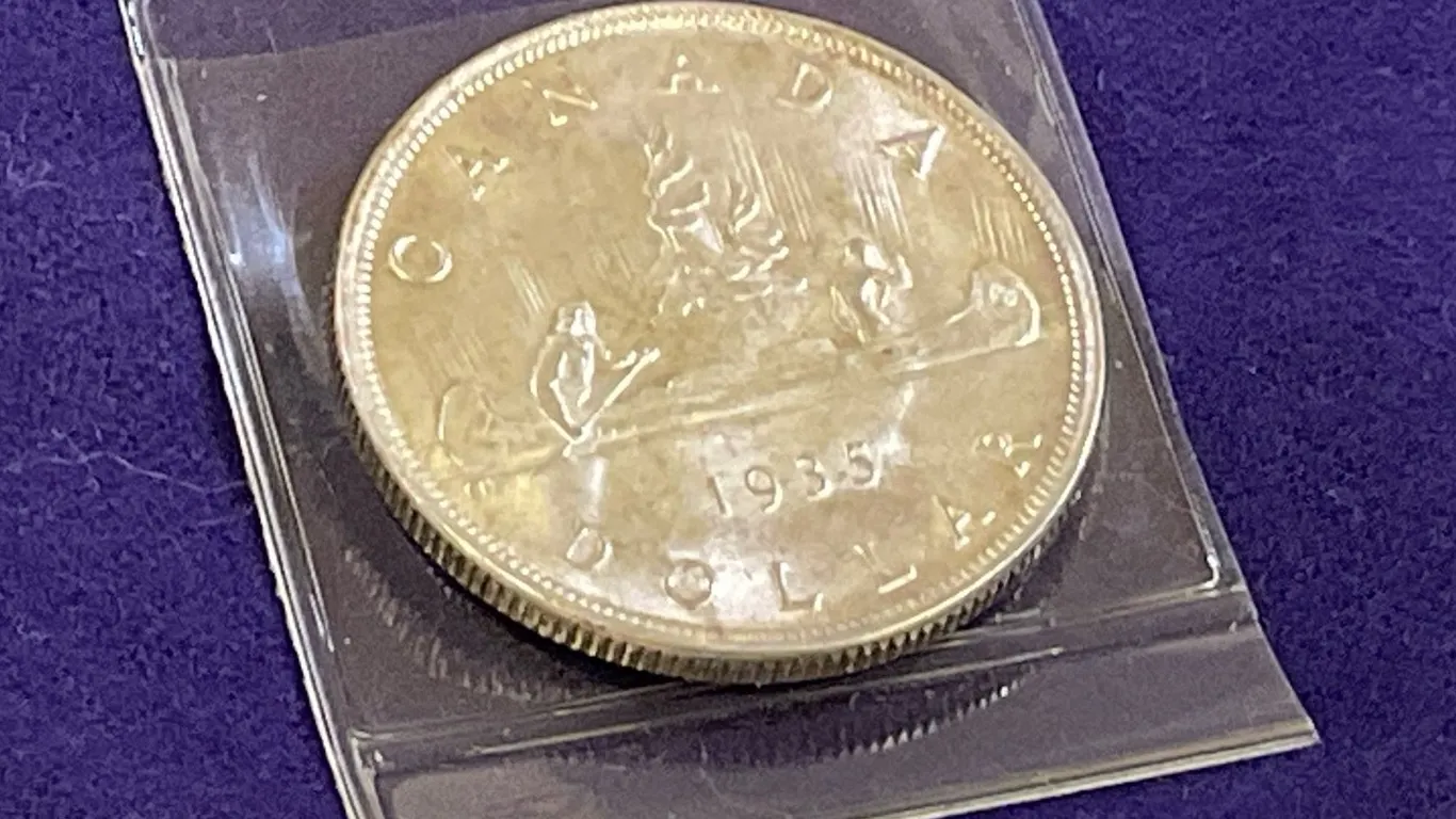 1935 Silver Canadian Dollar