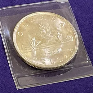 1935 Silver Canadian Dollar
