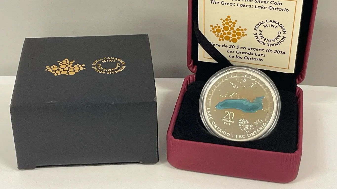 Fine Silver $20 “Great Lakes: Lake Ontario”