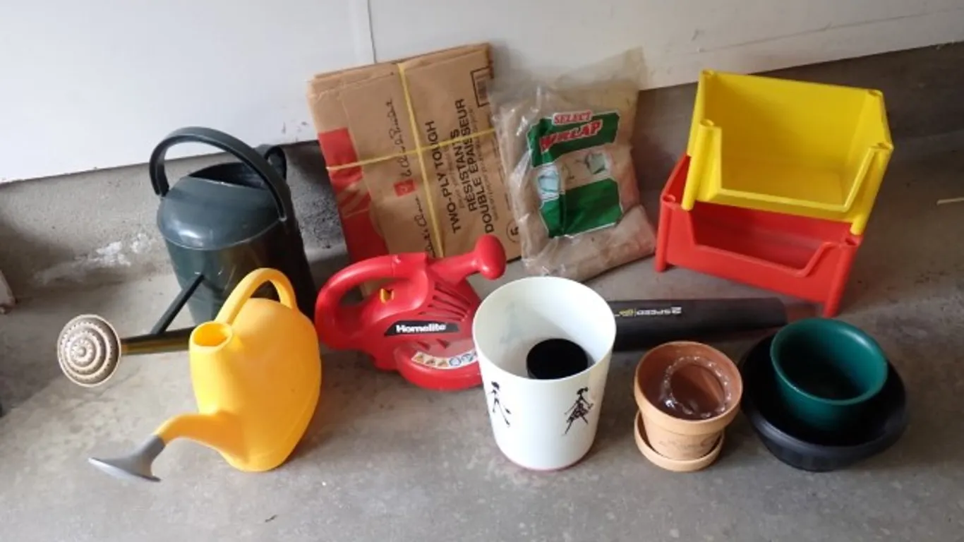 Electric Leaf Blower, Yard Waste Bags, Watering Cans & More