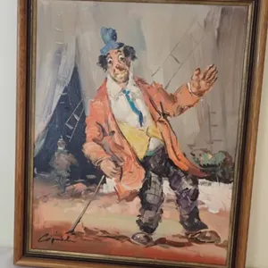 Framed Signed Oil Painting